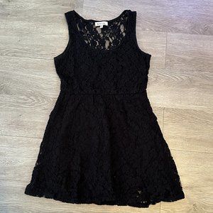 Monteau Black Lacy Dress